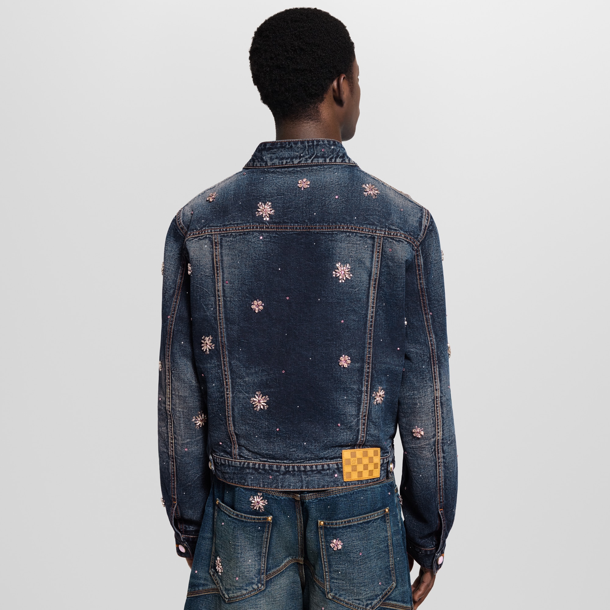 Embroidered Denim Kimono Jacket - Ready-to-Wear | LOUIS VUITTON